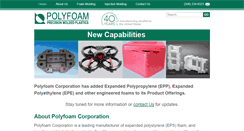 Desktop Screenshot of polyfoamcorp.com